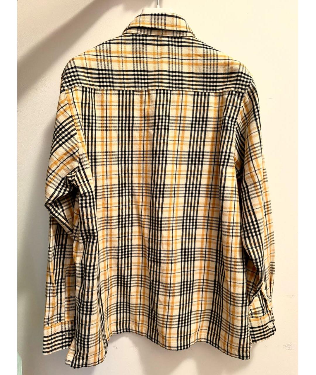 CARHARTT Желтая хлопковая кэжуал рубашка, фото 2