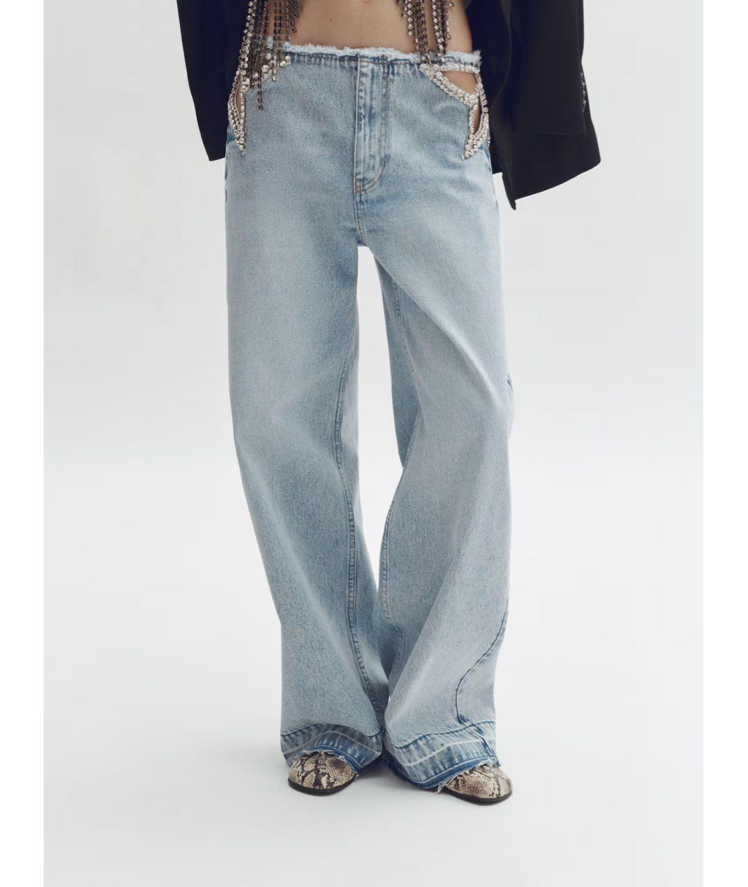 STELLA MCCARTNEY Голубые прямые джинсы, фото 5