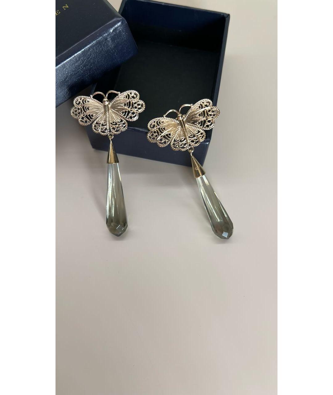 RALPH LAUREN Серые серьги, фото 4