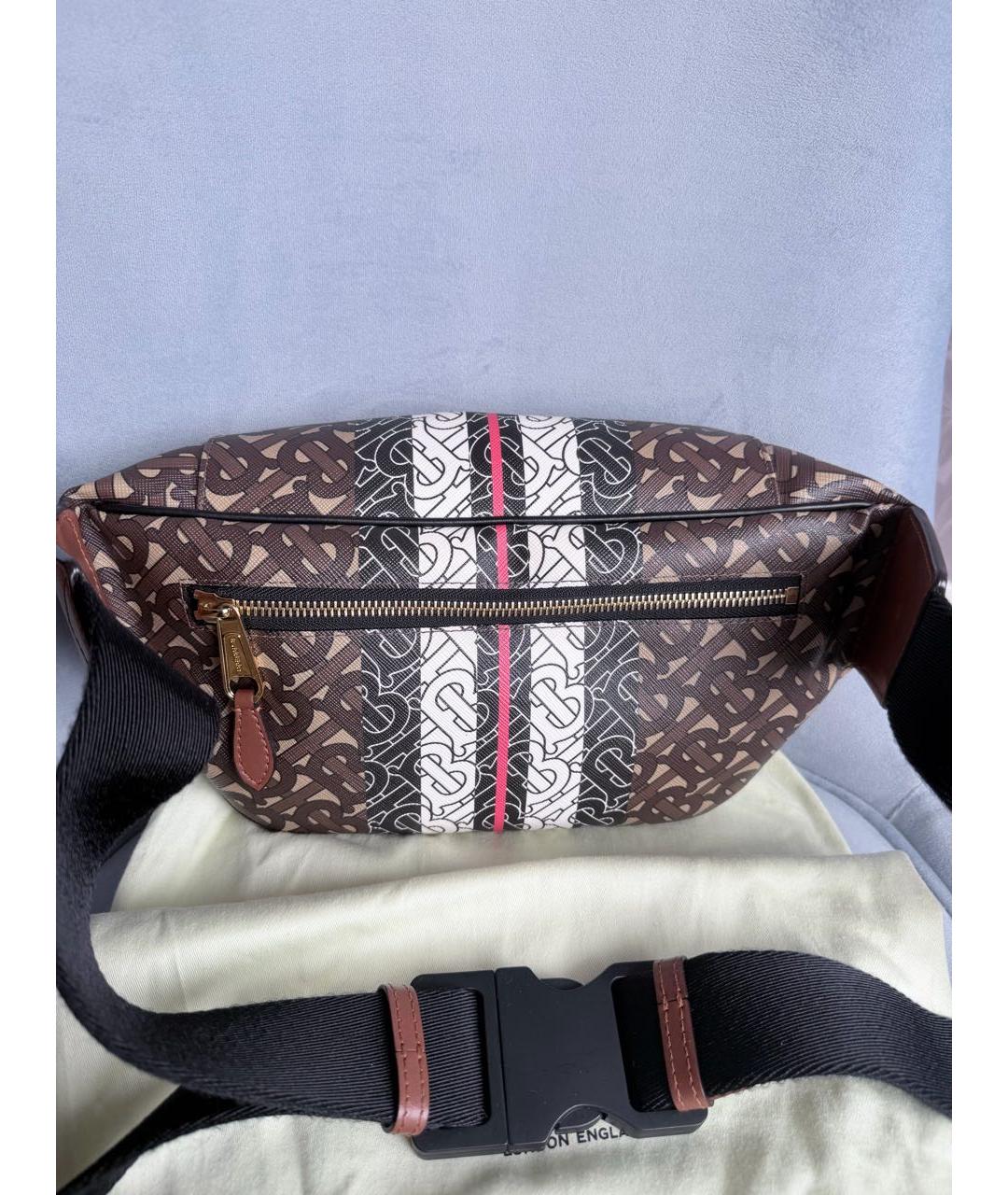 BURBERRY Бежевая поясная сумка, фото 3