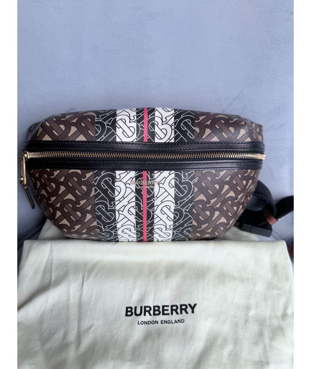 BURBERRY Бежевая поясная сумка, фото 9