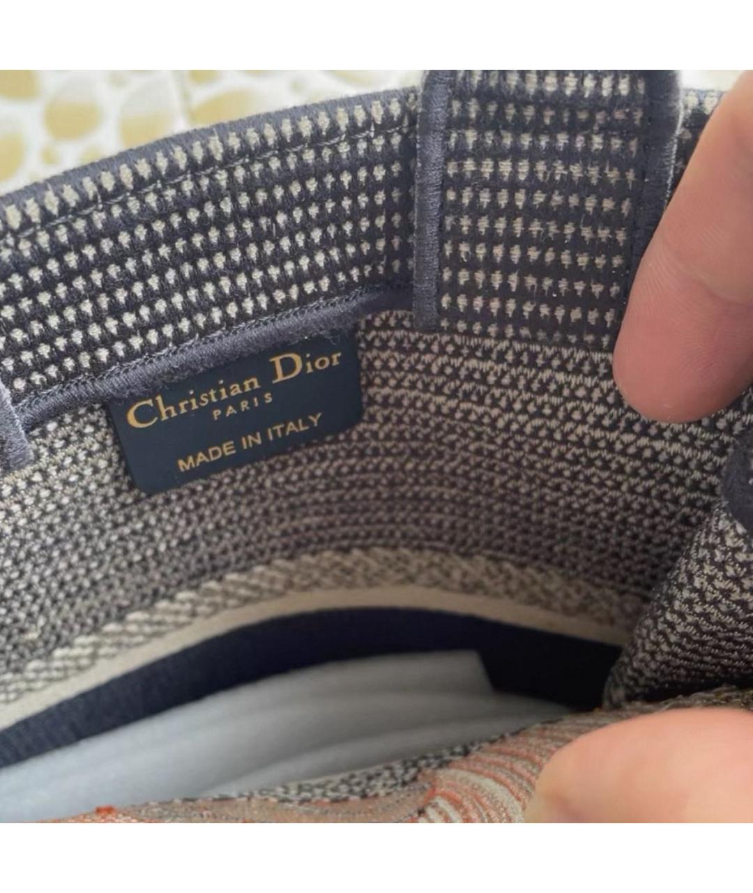 CHRISTIAN DIOR Мульти тканевая сумка с короткими ручками, фото 4