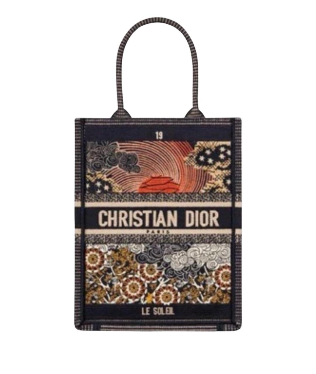 CHRISTIAN DIOR Мульти тканевая сумка с короткими ручками, фото 1