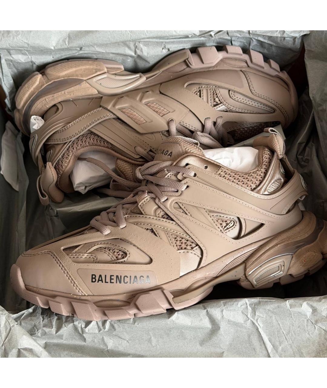 BALENCIAGA Бежевые кроссовки, фото 4
