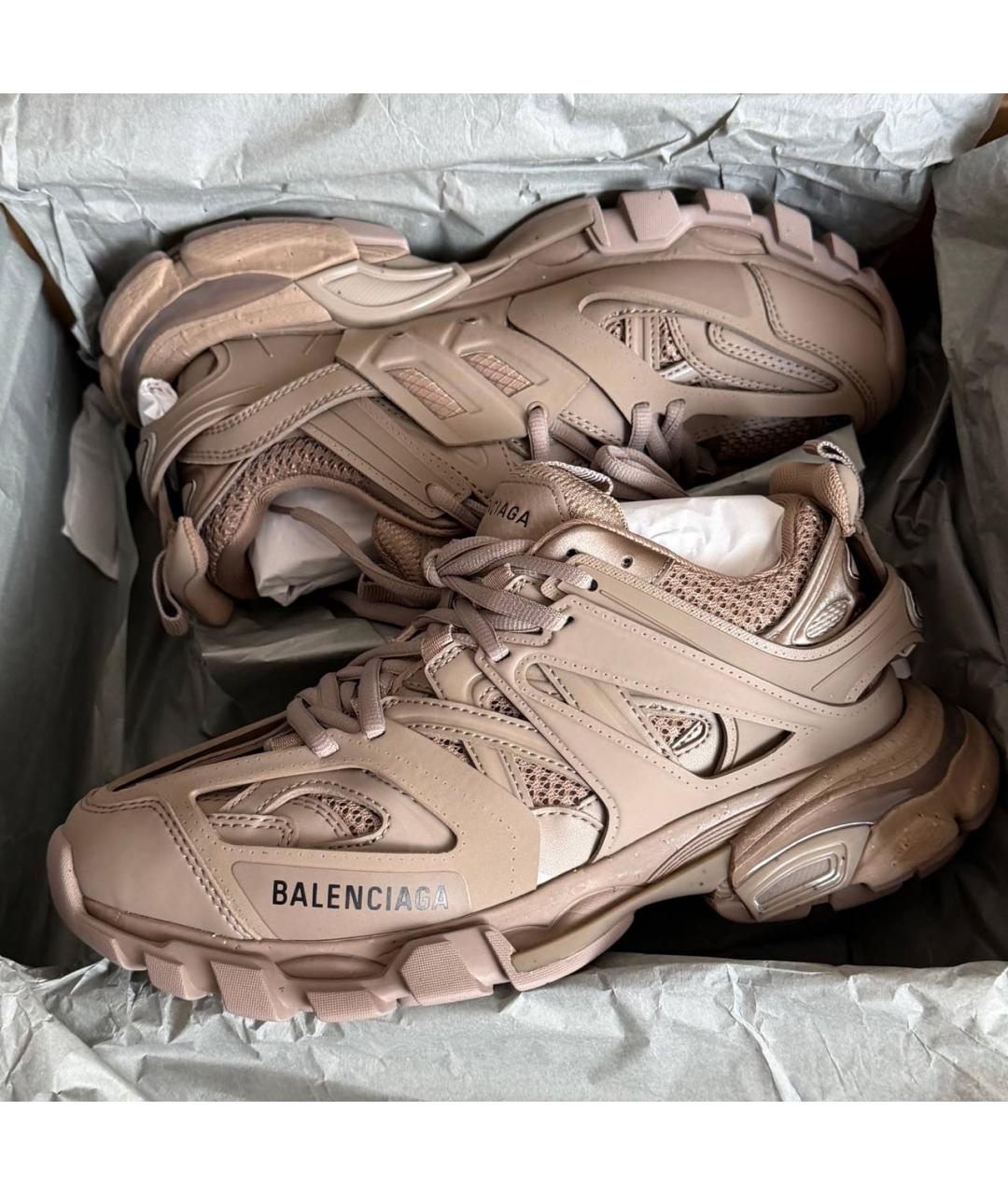 BALENCIAGA Бежевые кроссовки, фото 2