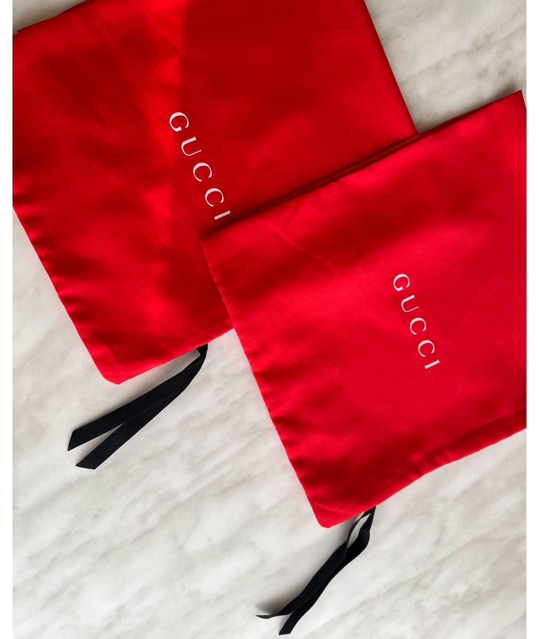 GUCCI Розовые текстильные туфли, фото 8