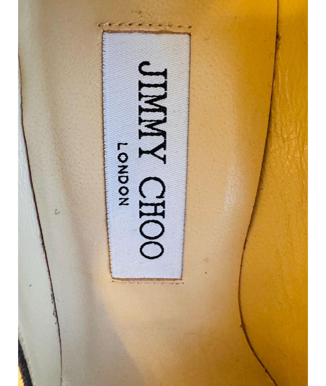 JIMMY CHOO Серые замшевые туфли, фото 6
