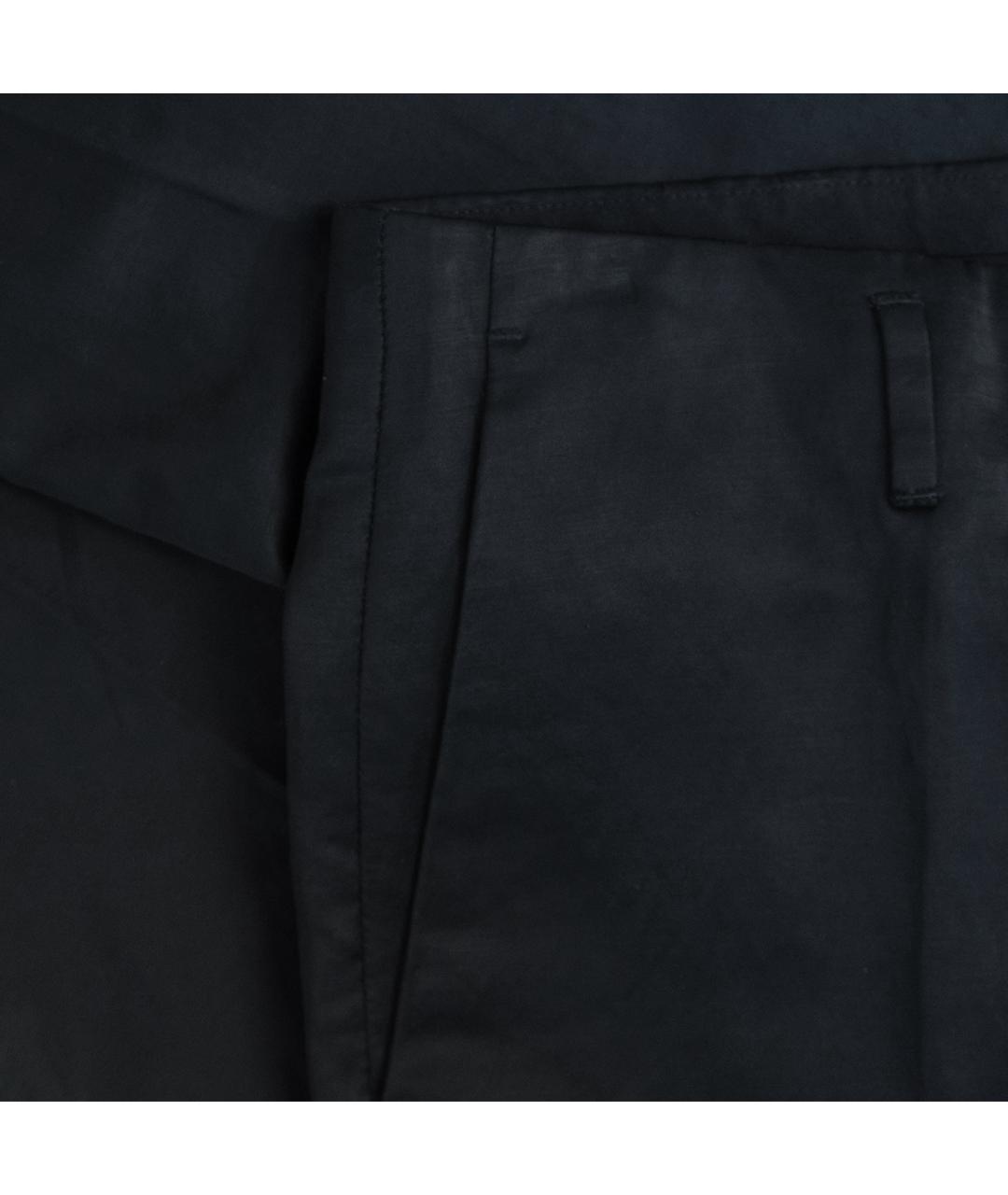 DRIES VAN NOTEN Черные вискозные прямые брюки, фото 4