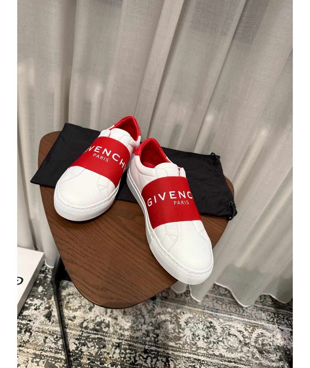 GIVENCHY Белые кожаные кроссовки, фото 7
