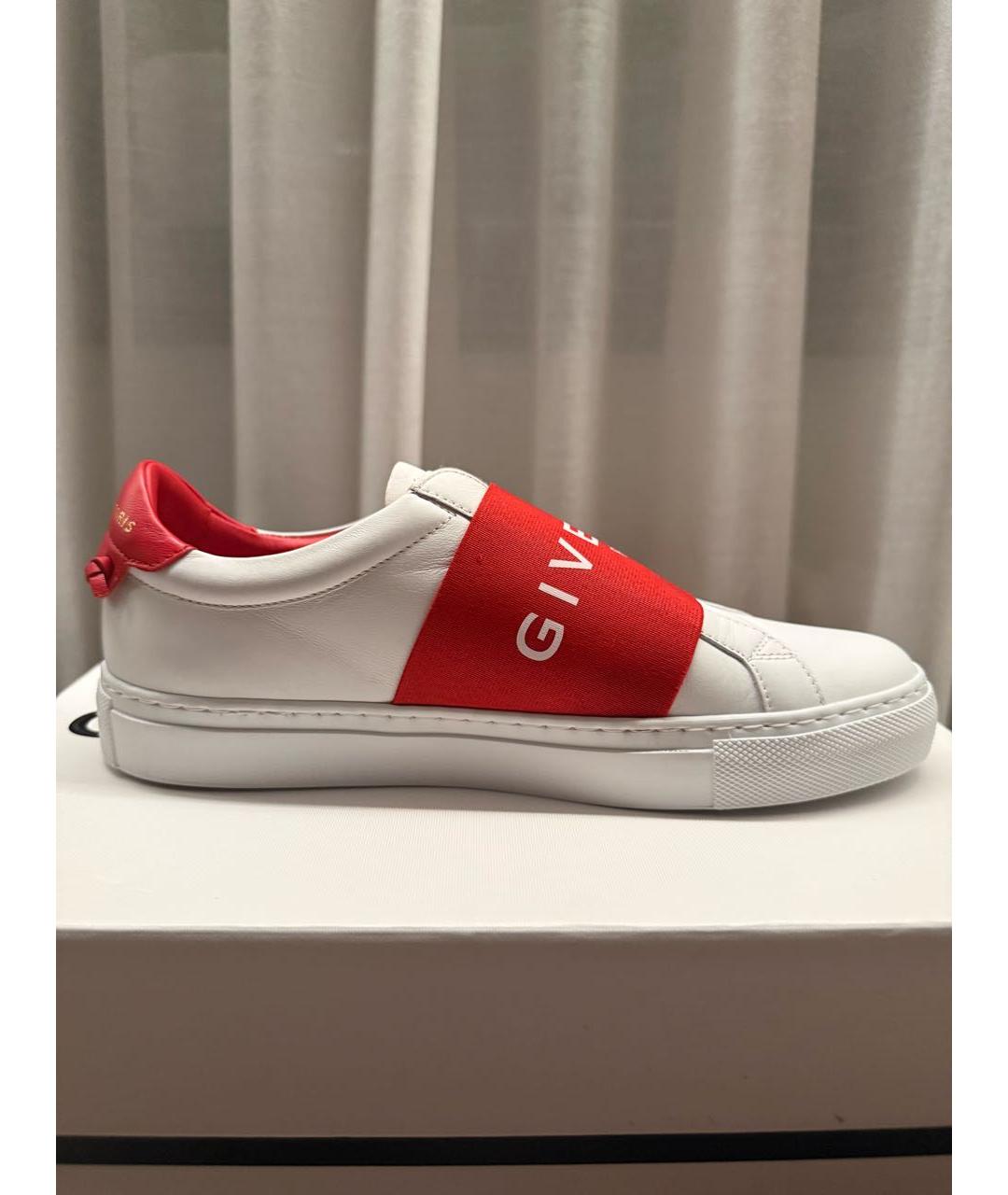 GIVENCHY Белые кожаные кроссовки, фото 8