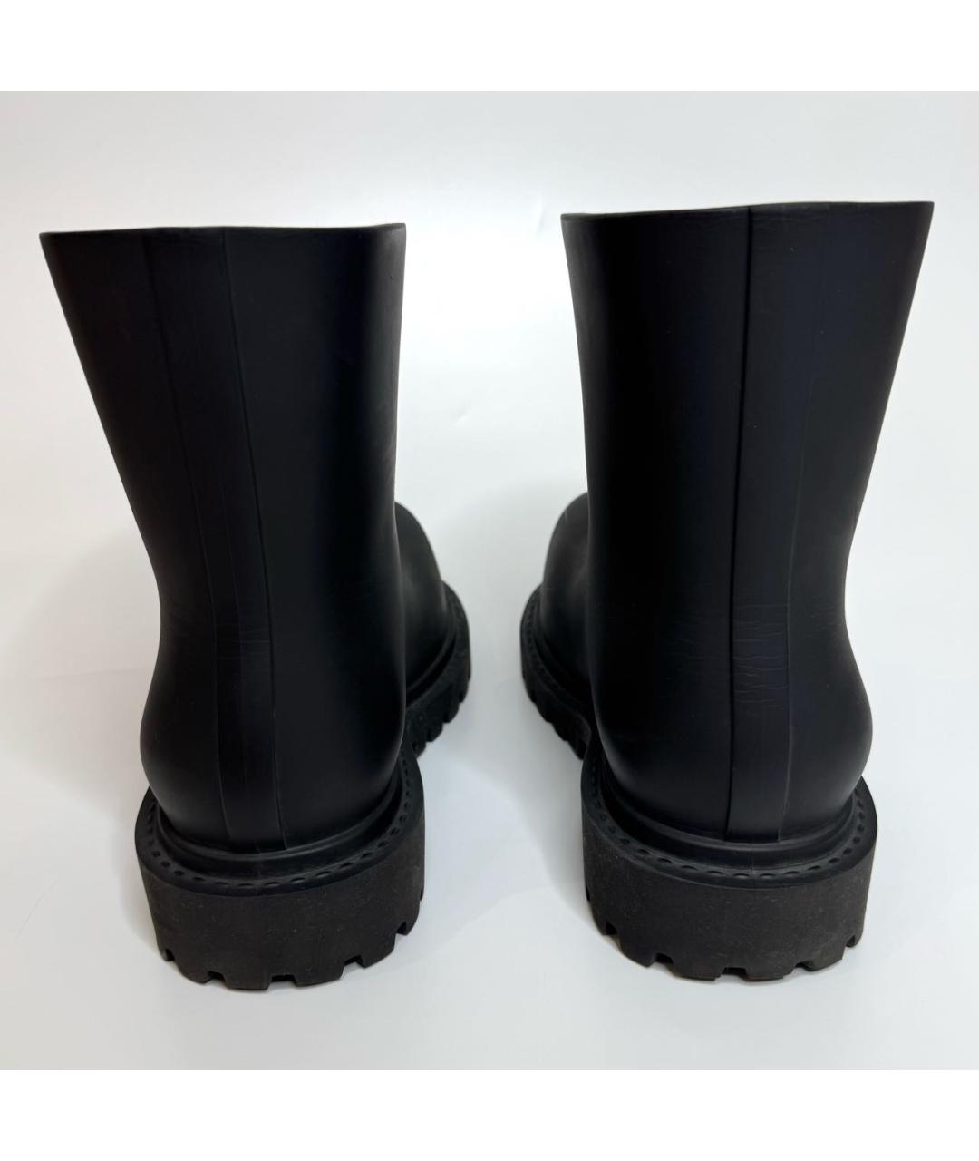 BALENCIAGA Черные ботинки, фото 5