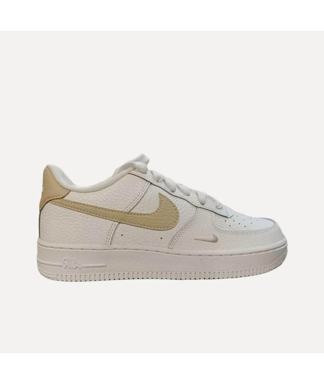 NIKE Белые кожаные кроссовки, фото 5