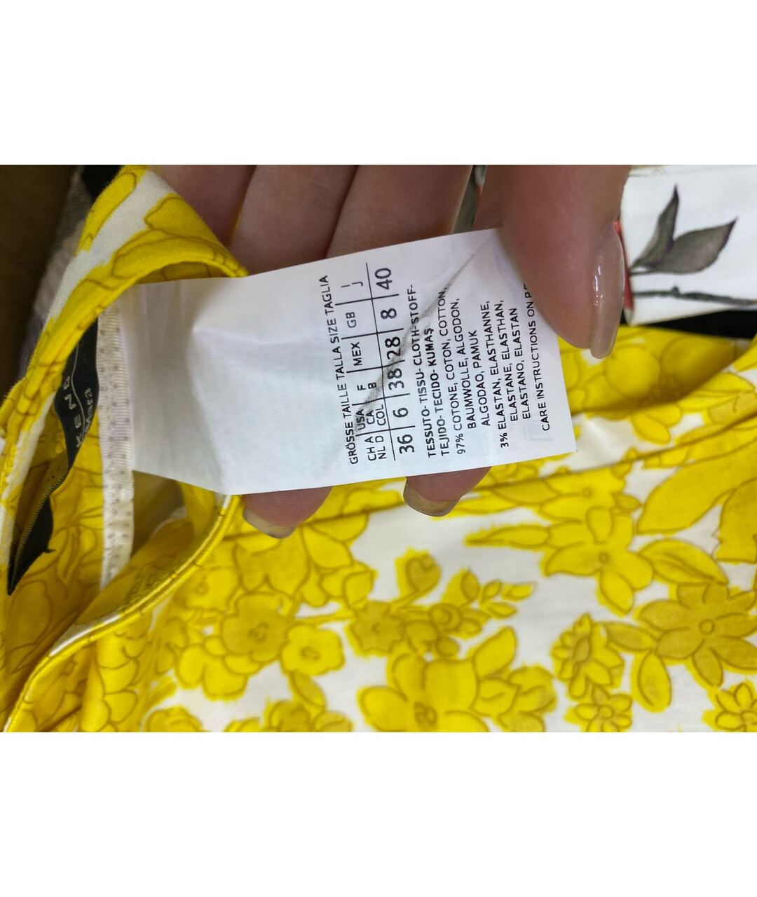 WEEKEND MAX MARA Желтые хлопковые брюки узкие, фото 4