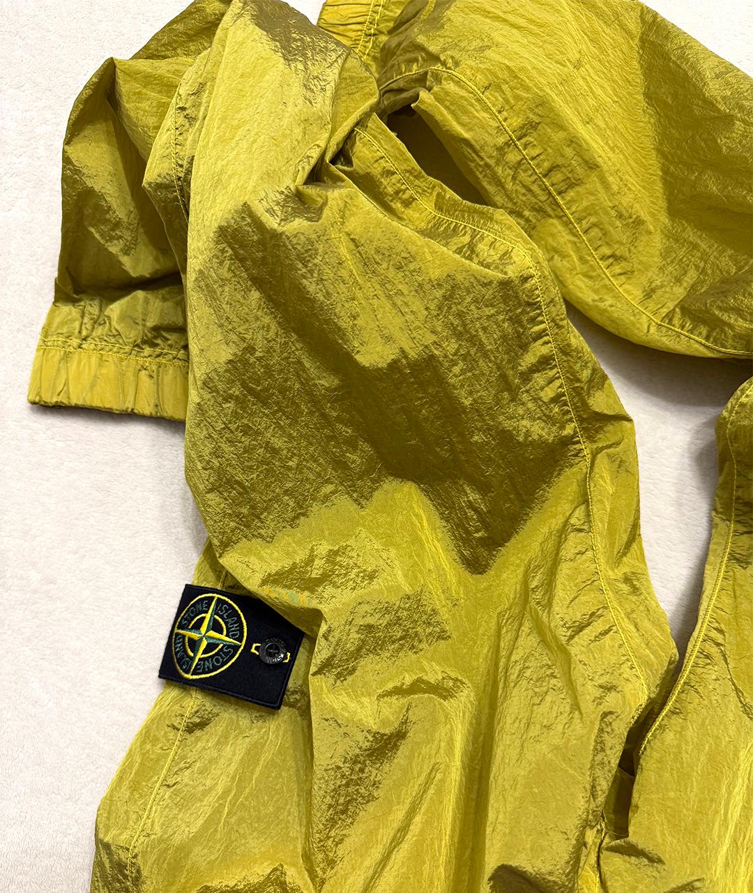 STONE ISLAND Горчичные спортивные брюки и шорты, фото 5