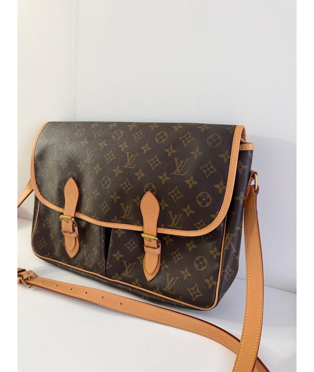 LOUIS VUITTON Коричневая сумка на плечо, фото 2