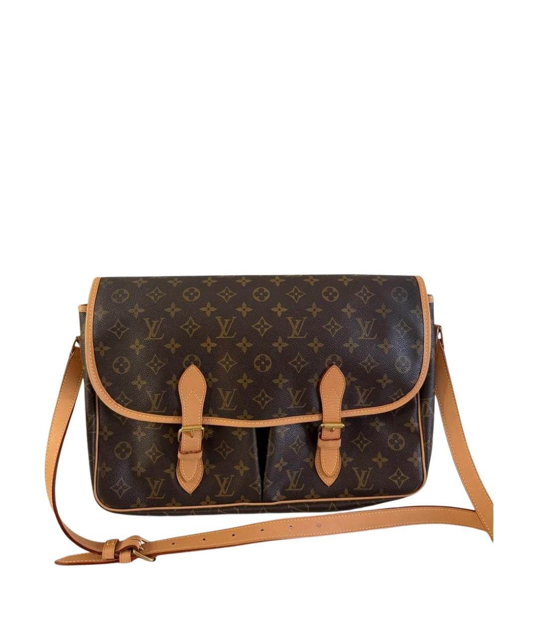 LOUIS VUITTON Коричневая сумка на плечо, фото 1