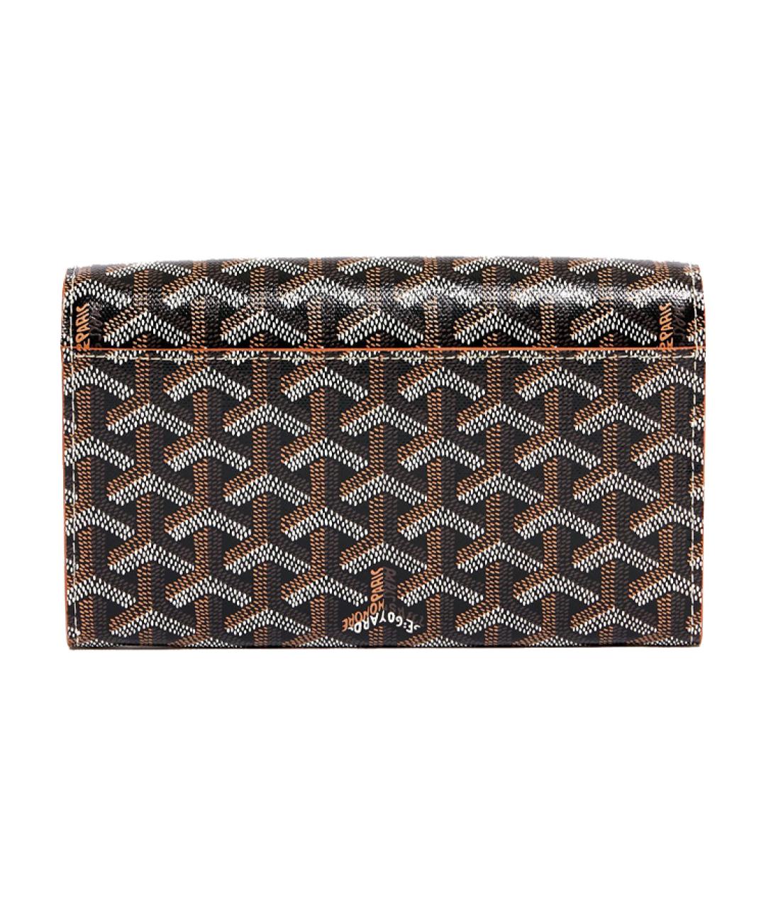 GOYARD Коричневый кошелек, фото 3