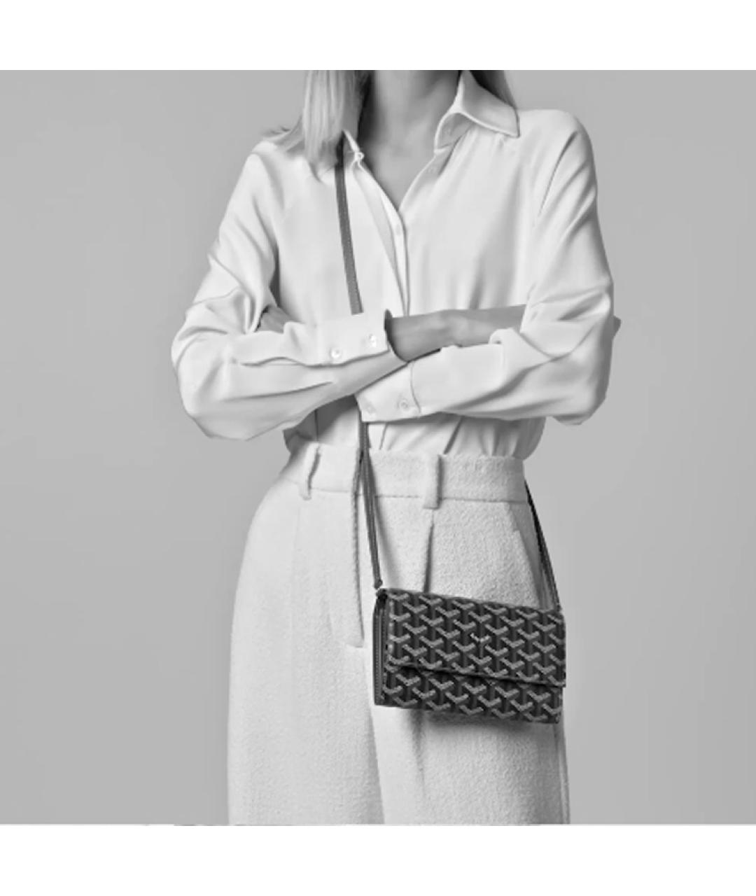 GOYARD Коричневый кошелек, фото 5