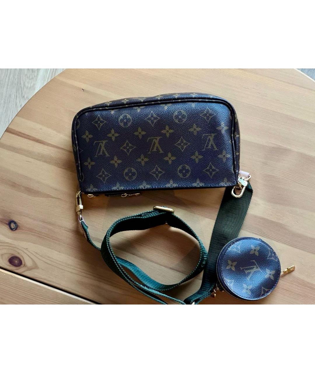 LOUIS VUITTON Коричневая сумка через плечо, фото 6