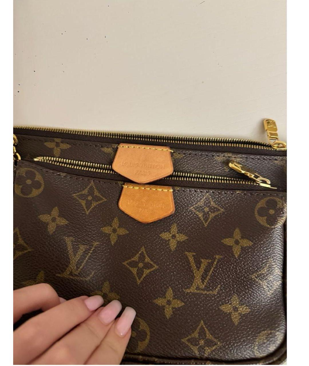 LOUIS VUITTON Коричневая сумка через плечо, фото 3