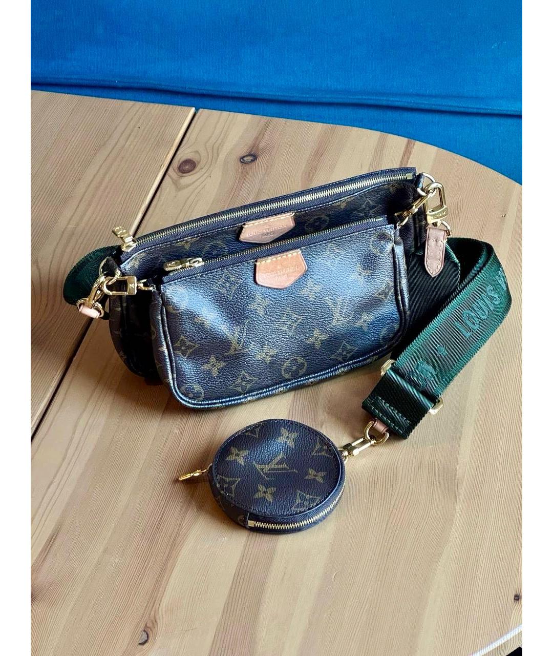 LOUIS VUITTON Коричневая сумка через плечо, фото 2