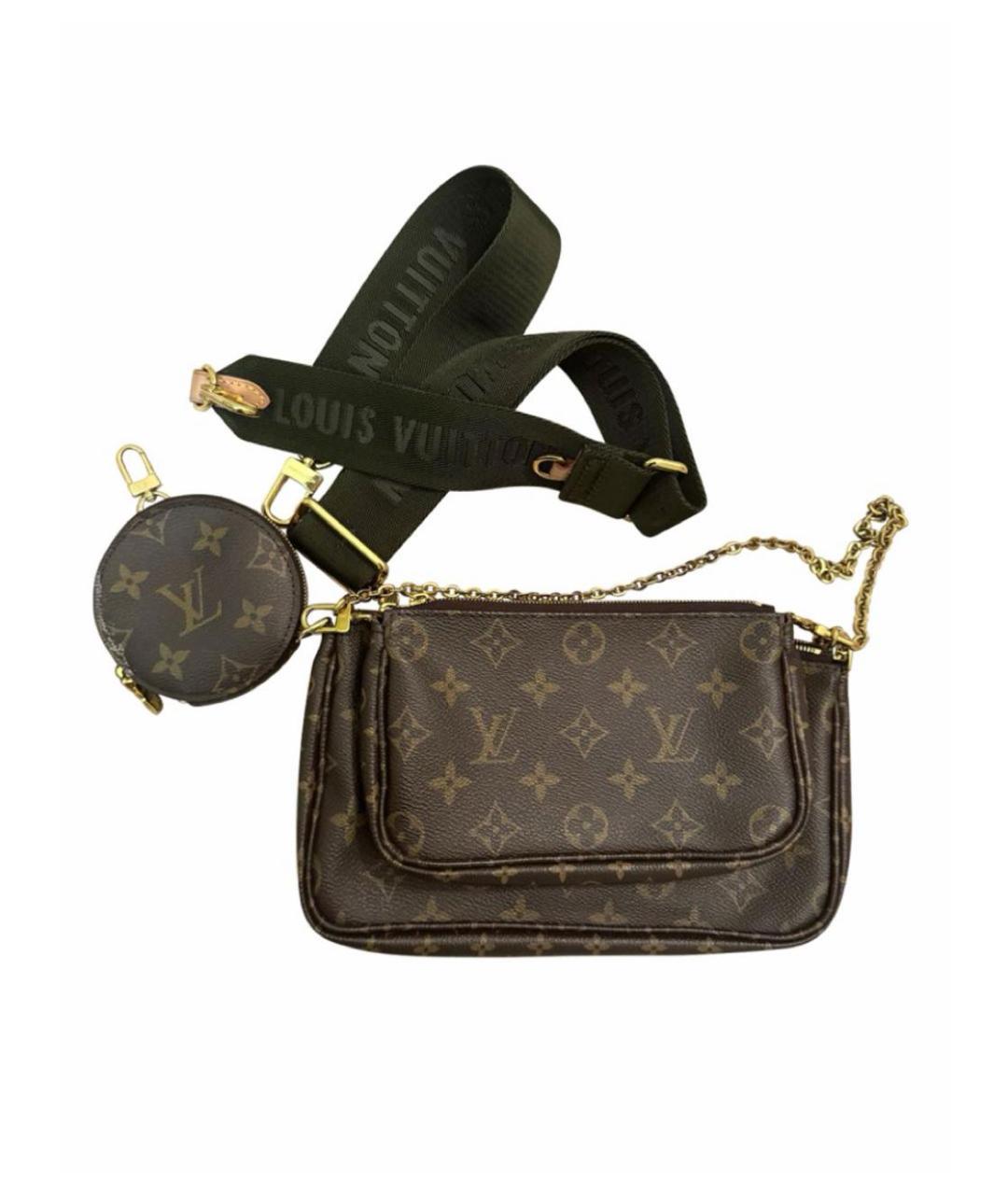 LOUIS VUITTON Коричневая сумка через плечо, фото 7