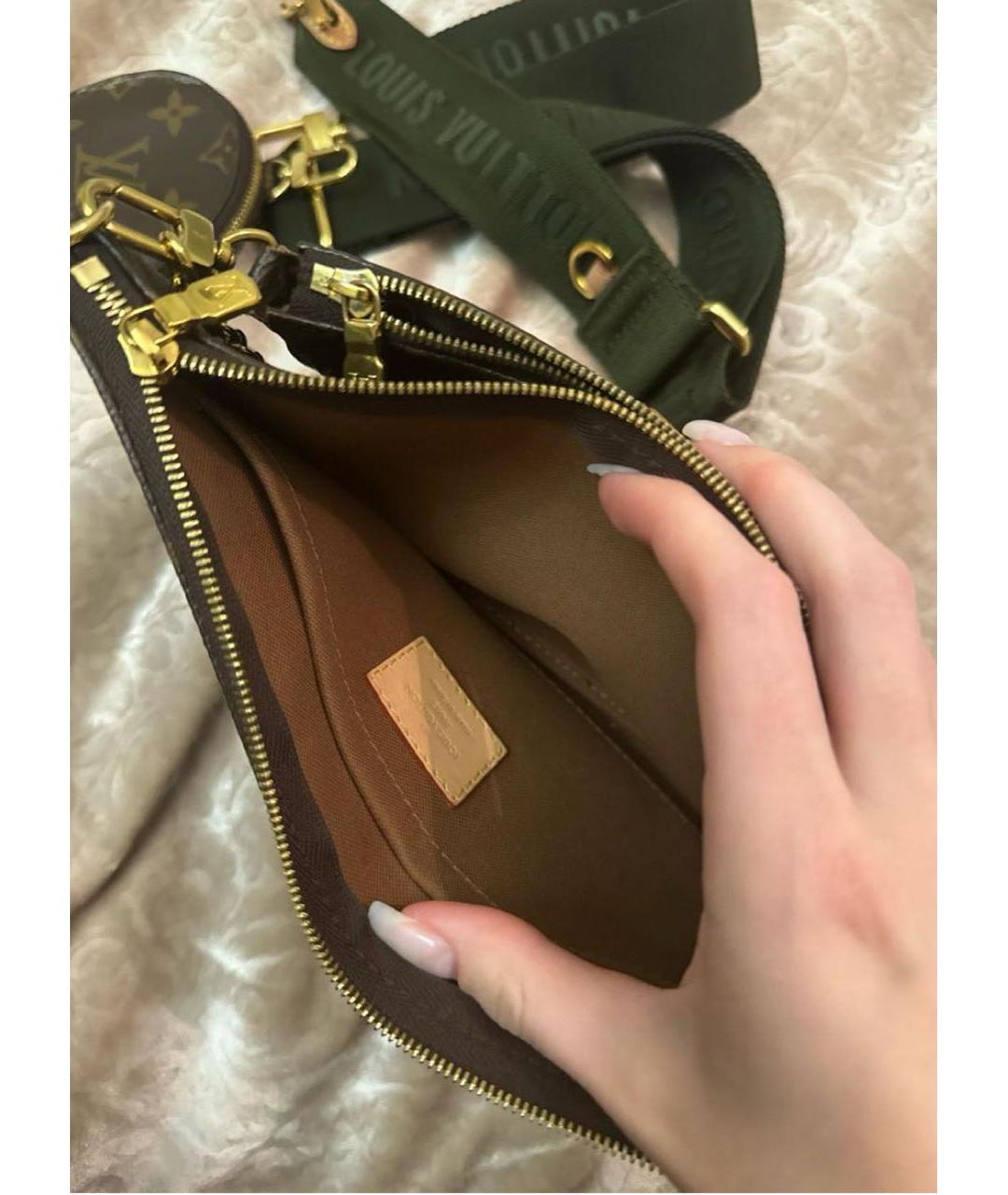 LOUIS VUITTON Коричневая сумка через плечо, фото 4