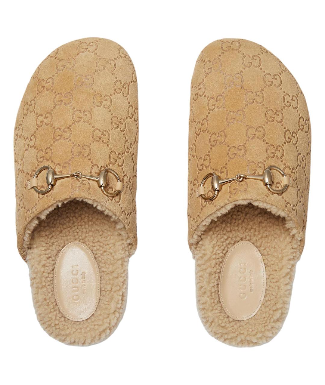 GUCCI Коричневые мюли, фото 4