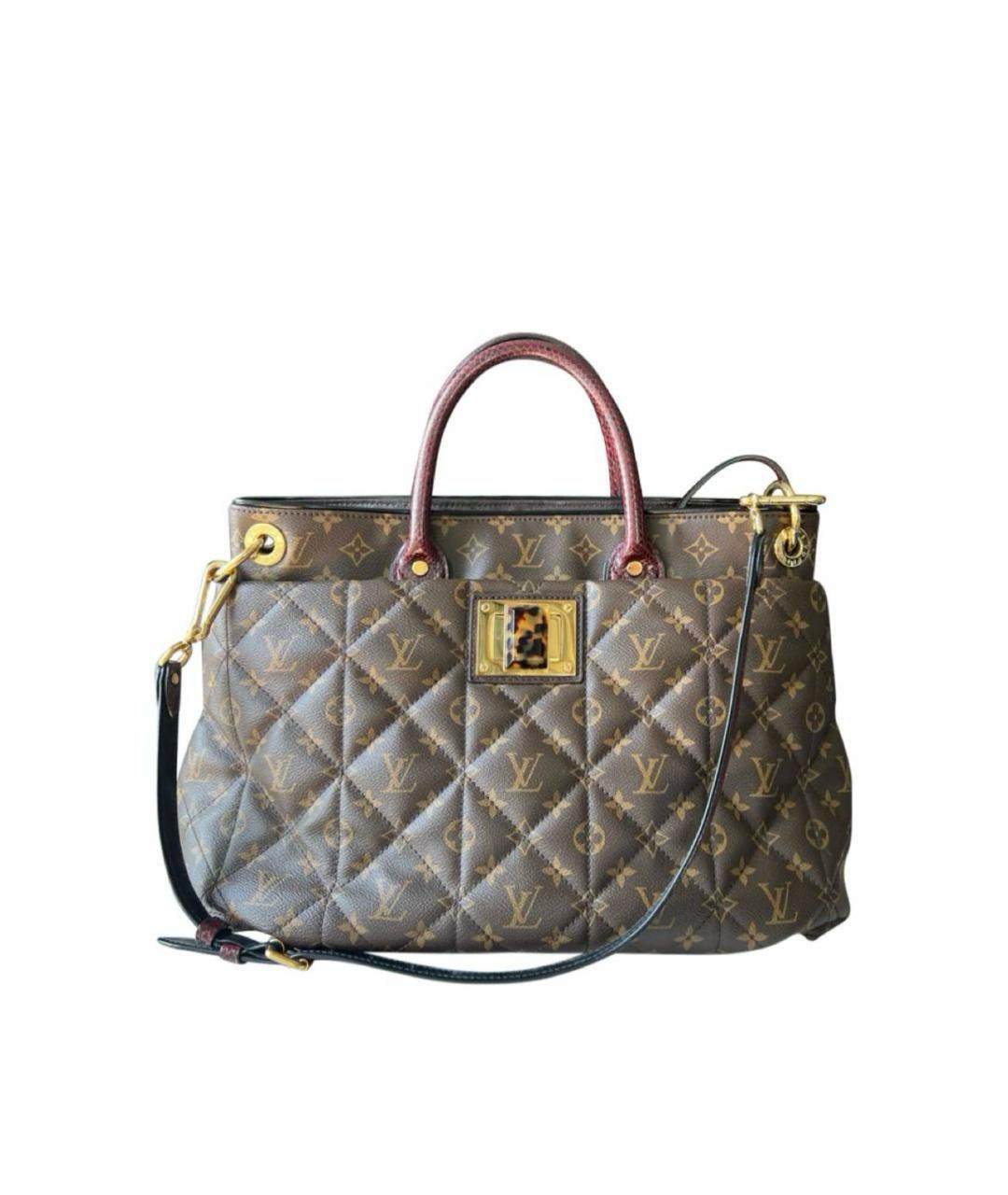 LOUIS VUITTON Коричневая сумка с короткими ручками, фото 3