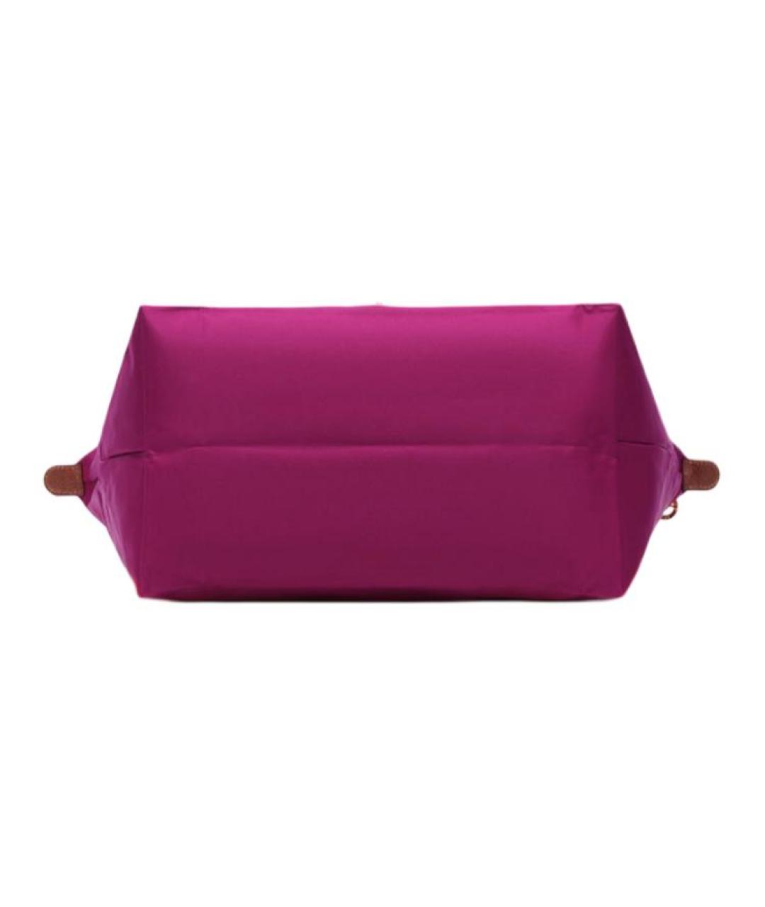 LONGCHAMP Фиолетовая тканевая сумка тоут, фото 5