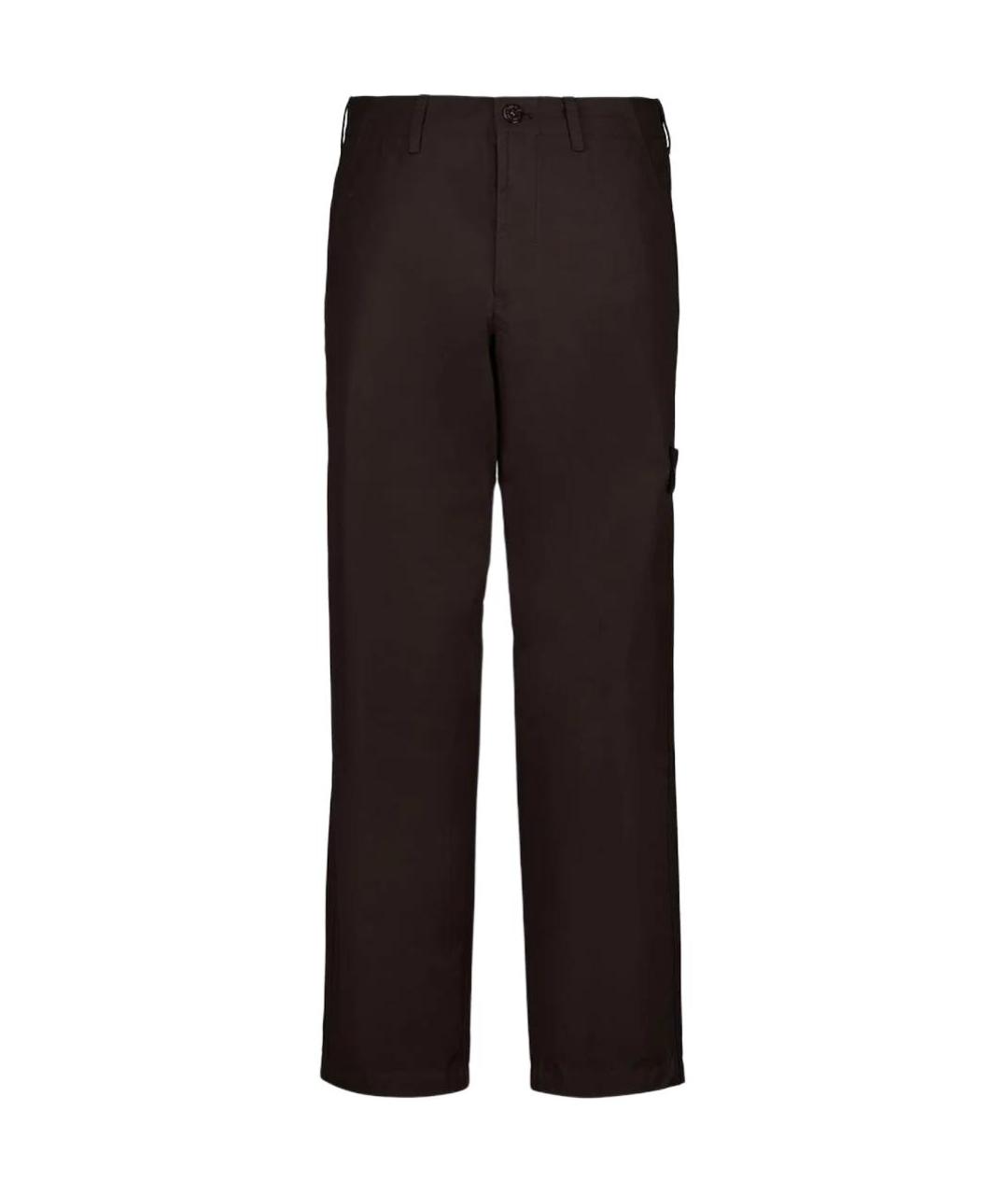 STONE ISLAND Коричневые повседневные брюки, фото 1