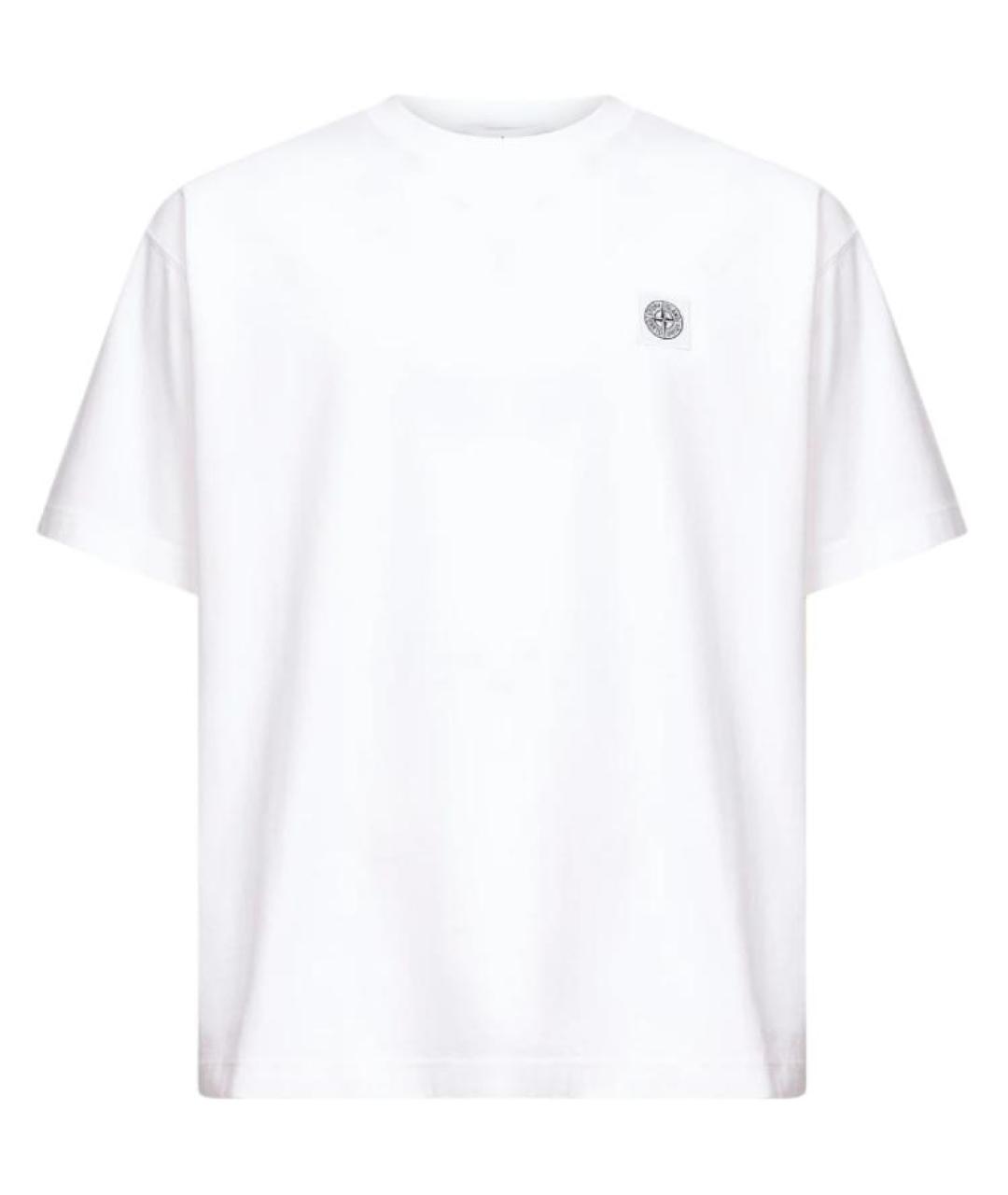 STONE ISLAND Белая футболка, фото 1