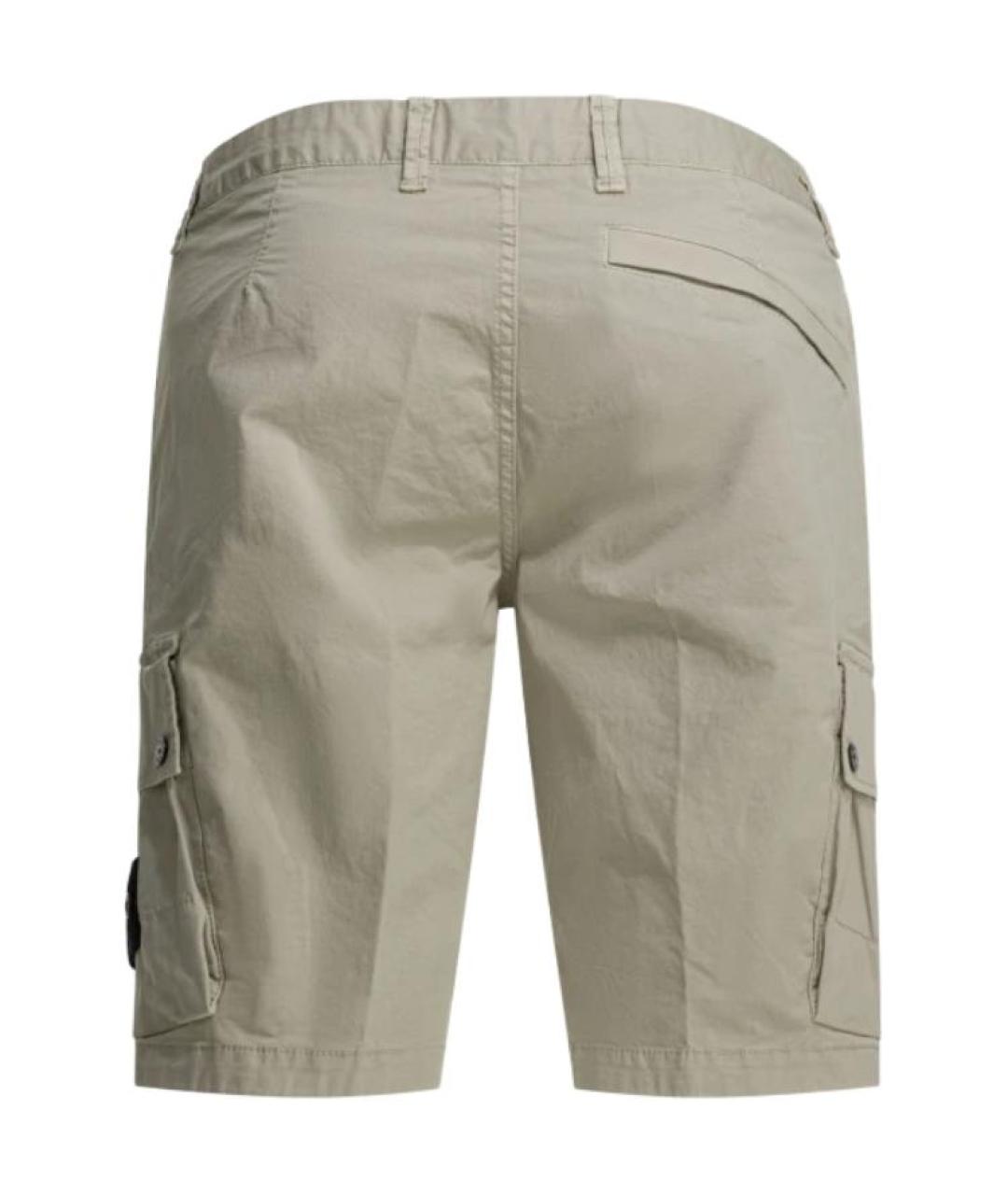 STONE ISLAND Серые шорты, фото 2
