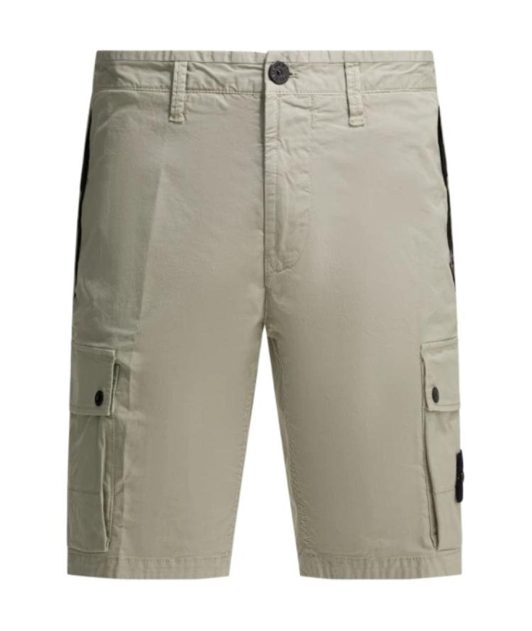 STONE ISLAND Серые шорты, фото 1