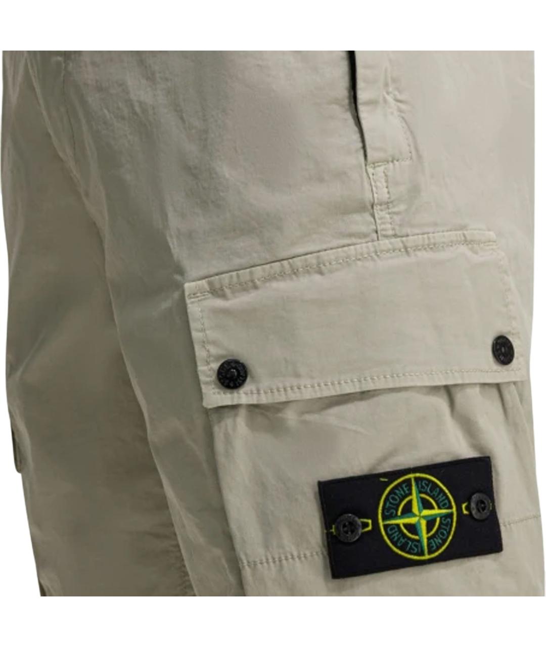STONE ISLAND Серые шорты, фото 3