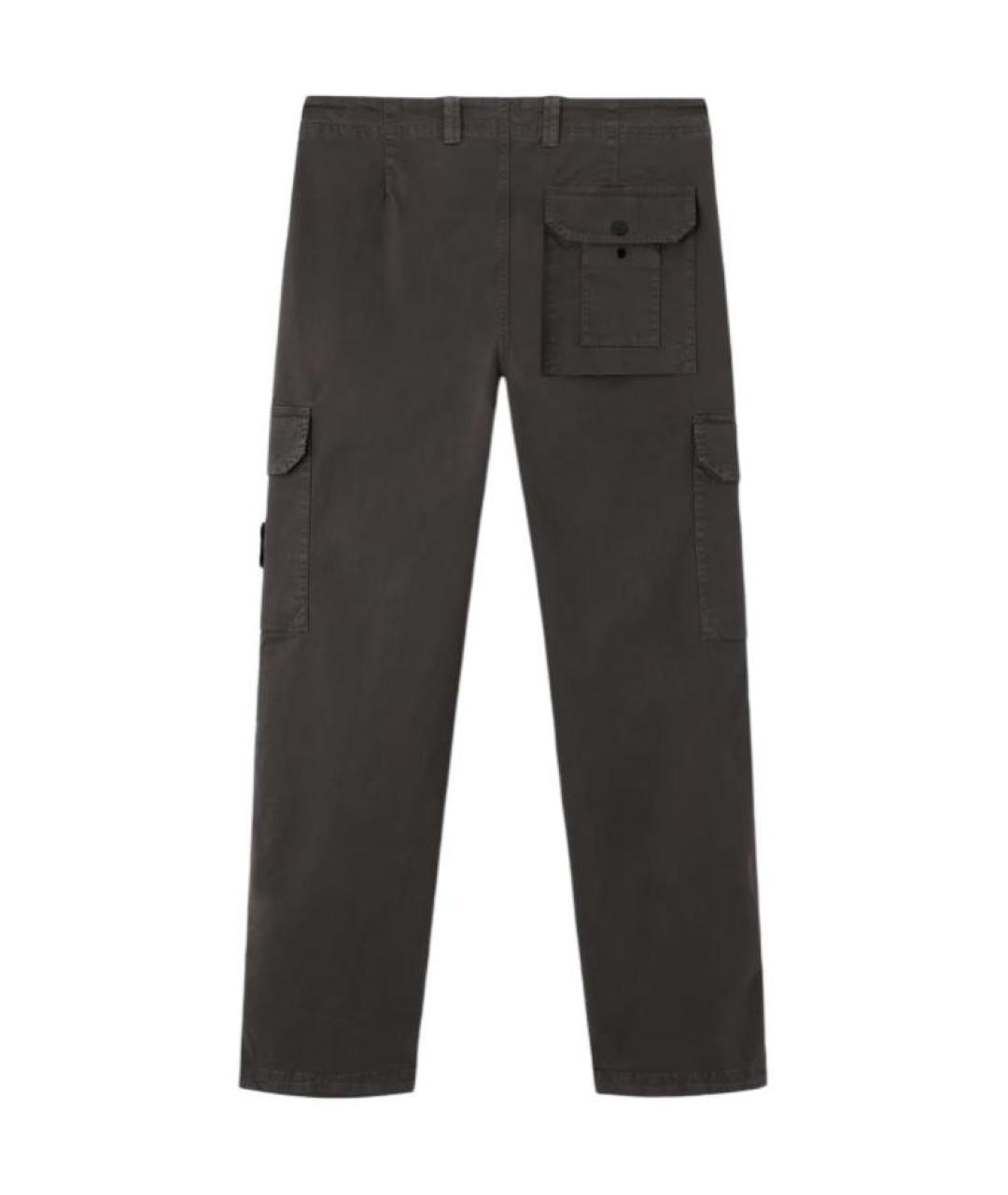 STONE ISLAND Серые брюки чинос, фото 2