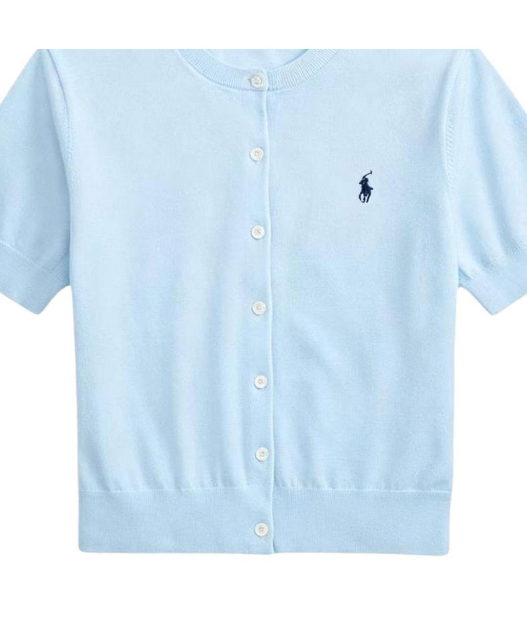 POLO RALPH LAUREN Голубой кардиган, фото 2