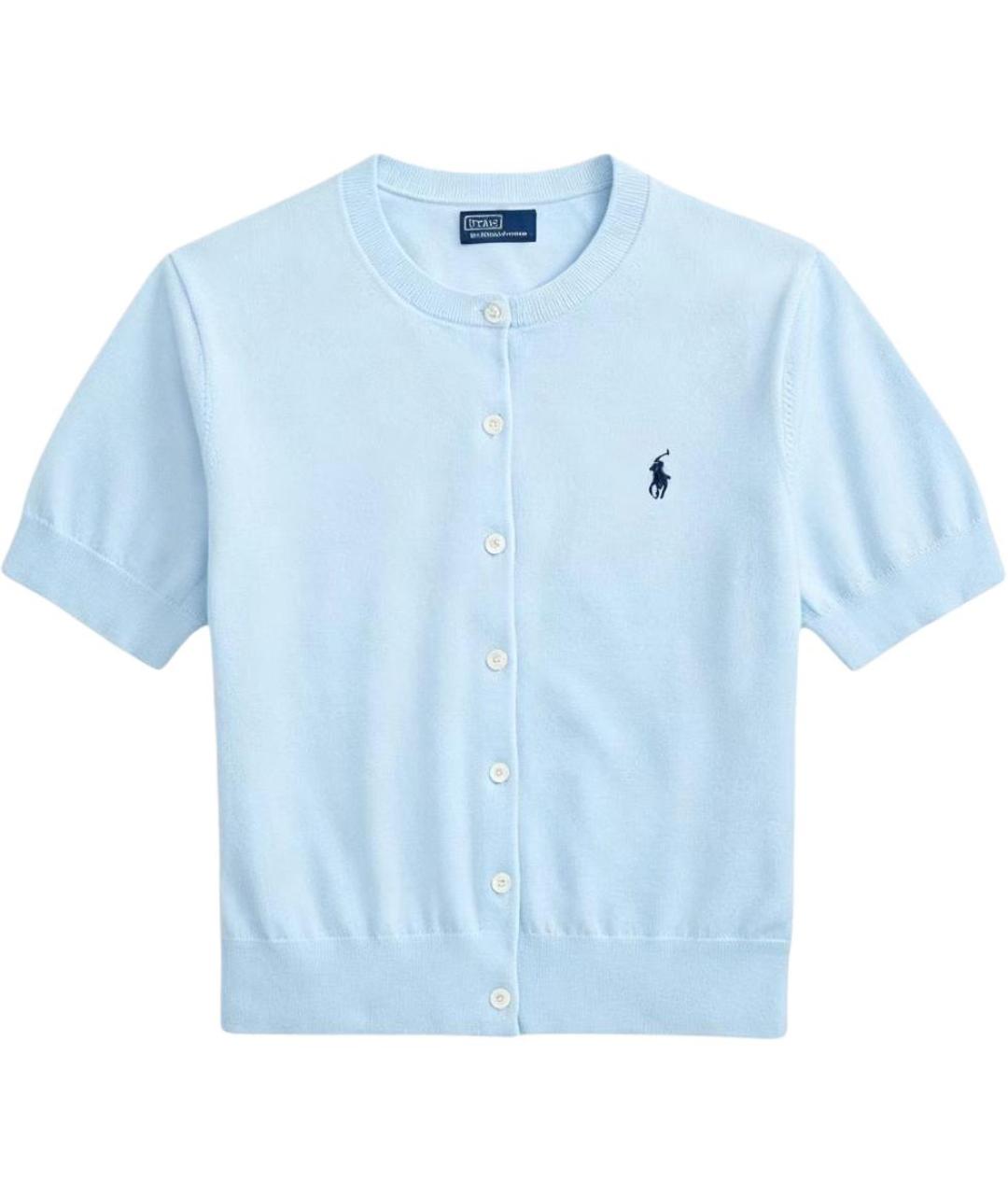 POLO RALPH LAUREN Голубой кардиган, фото 1