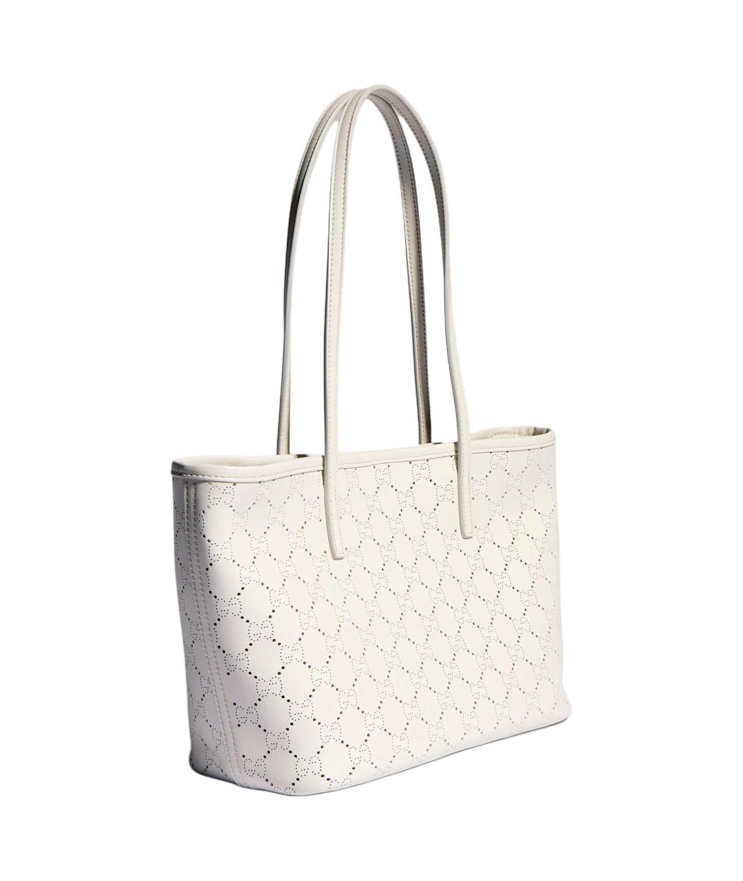 GUCCI Белая кожаная сумка тоут, фото 2