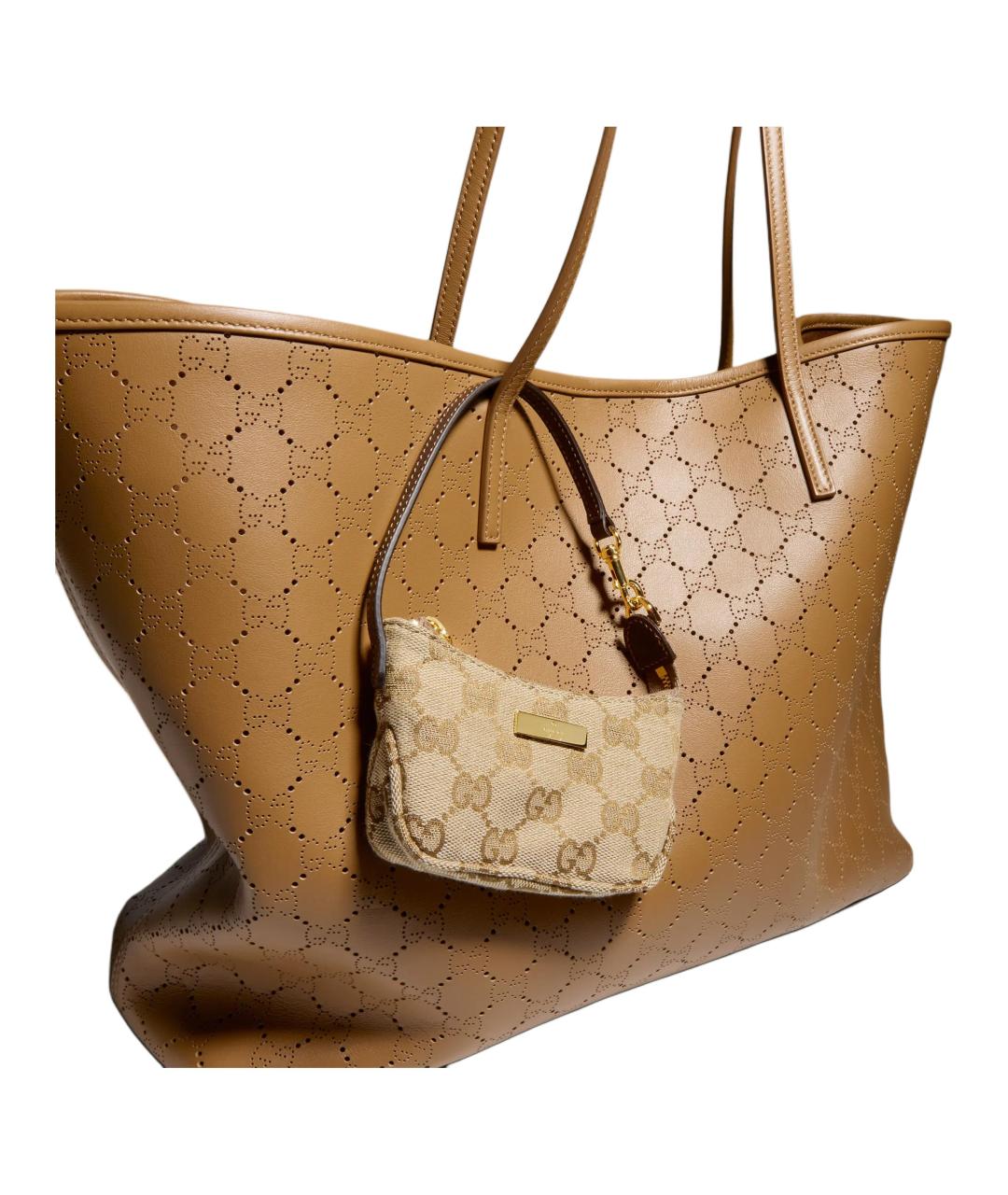 GUCCI Бежевый кошелек, фото 4