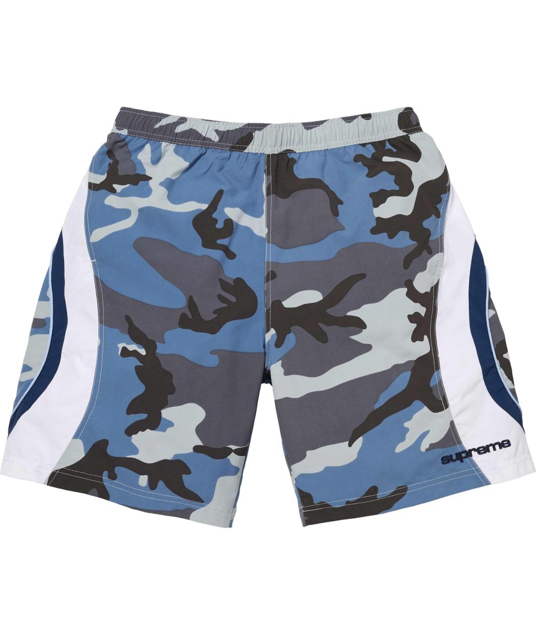 SUPREME Синие шорты, фото 1
