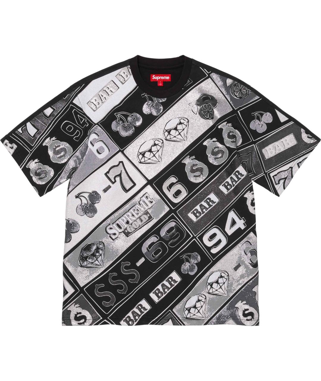 SUPREME Черная футболка, фото 1