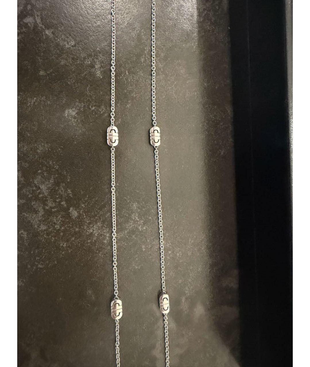 BVLGARI Серебряное колье из белого золота, фото 3