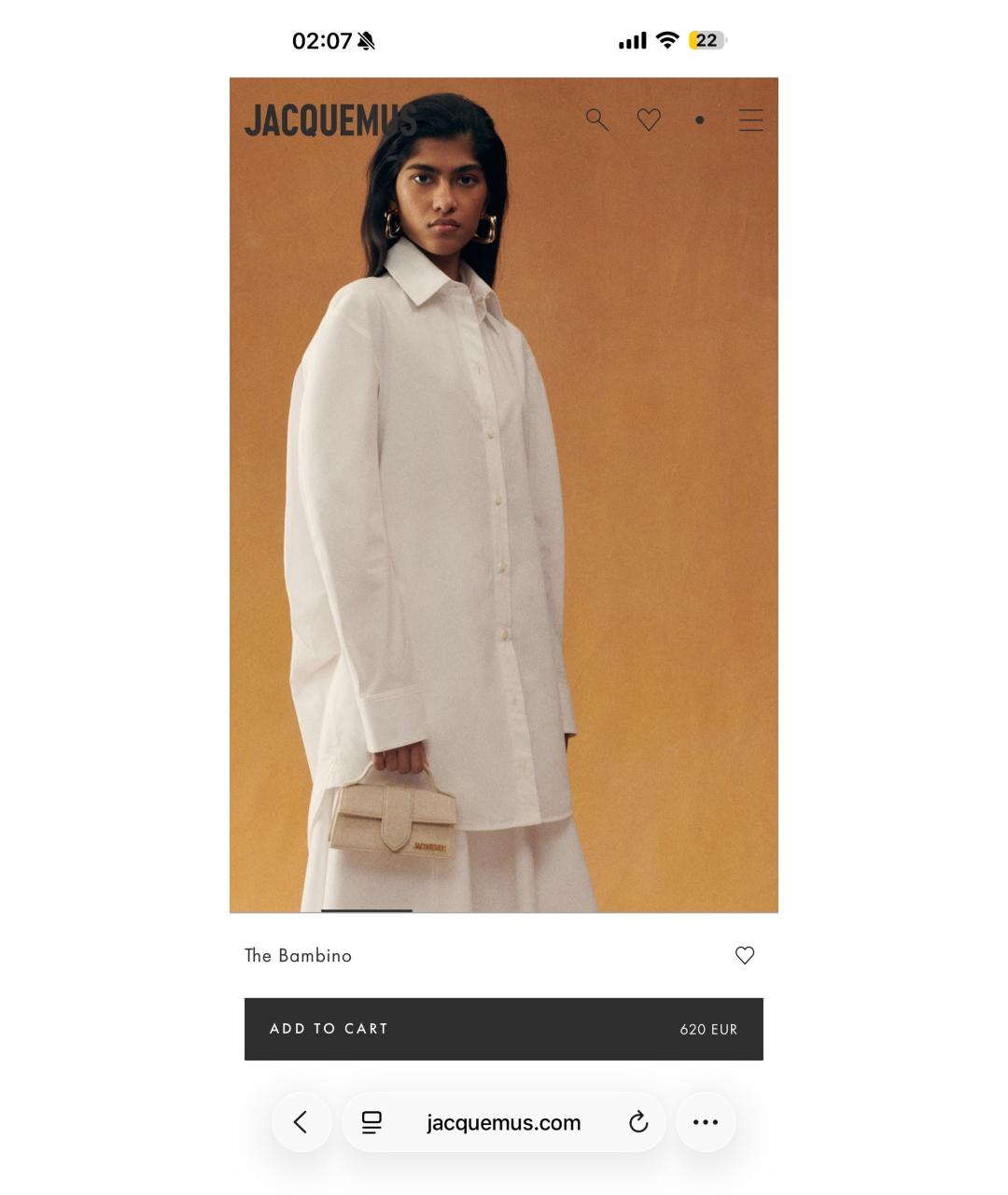 JACQUEMUS Бежевая льняная сумка с короткими ручками, фото 5