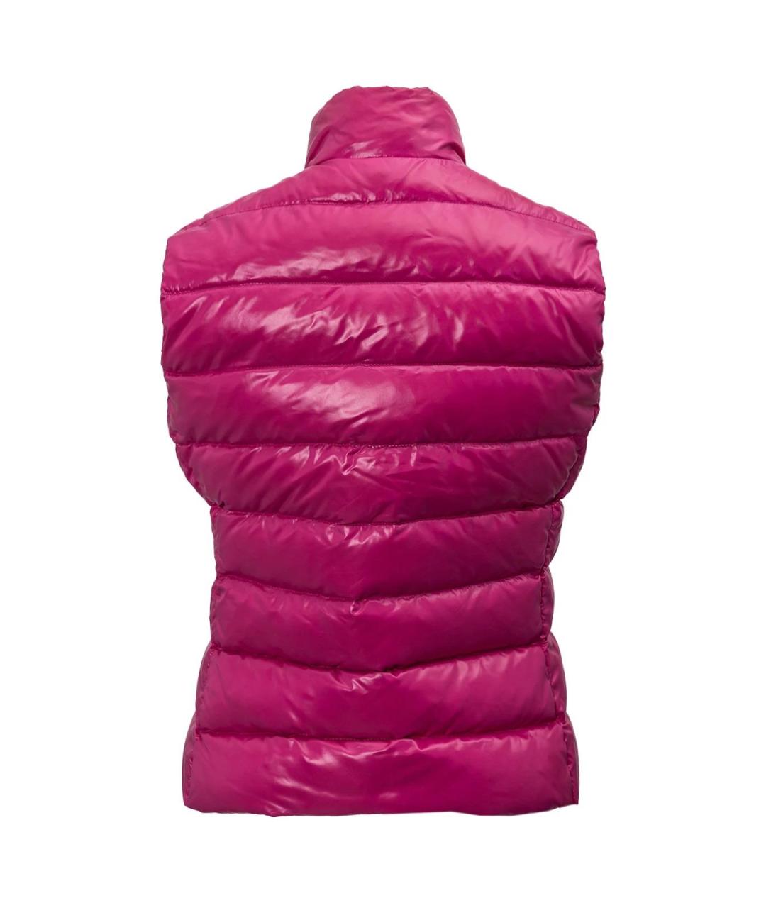 MONCLER Розовый полиэстеровый жилет, фото 2