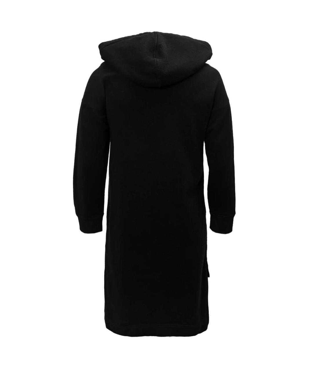 FENDI Черное хлопковое повседневное платье, фото 2