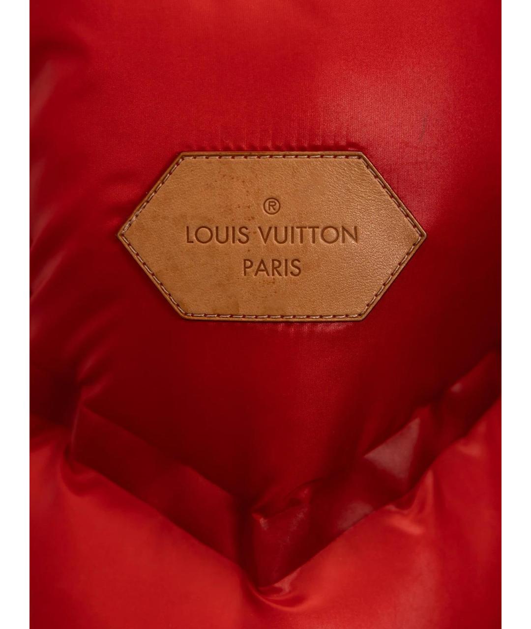 LOUIS VUITTON Красный полиэстеровый пуховик, фото 3