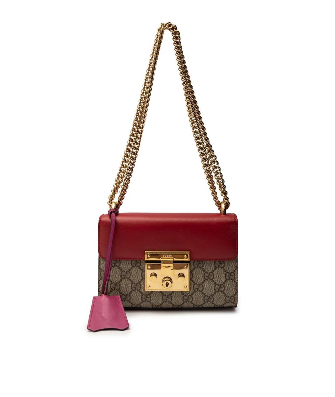 GUCCI Красная сумка через плечо, фото 4