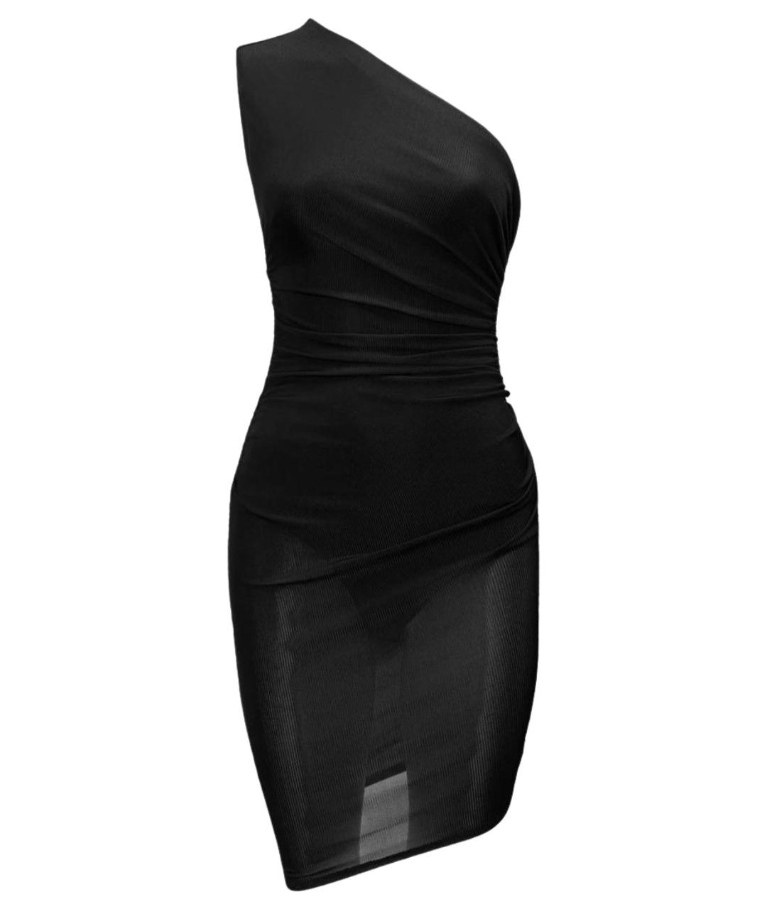 ALEXANDRE VAUTHIER Черное вискозное повседневное платье, фото 1