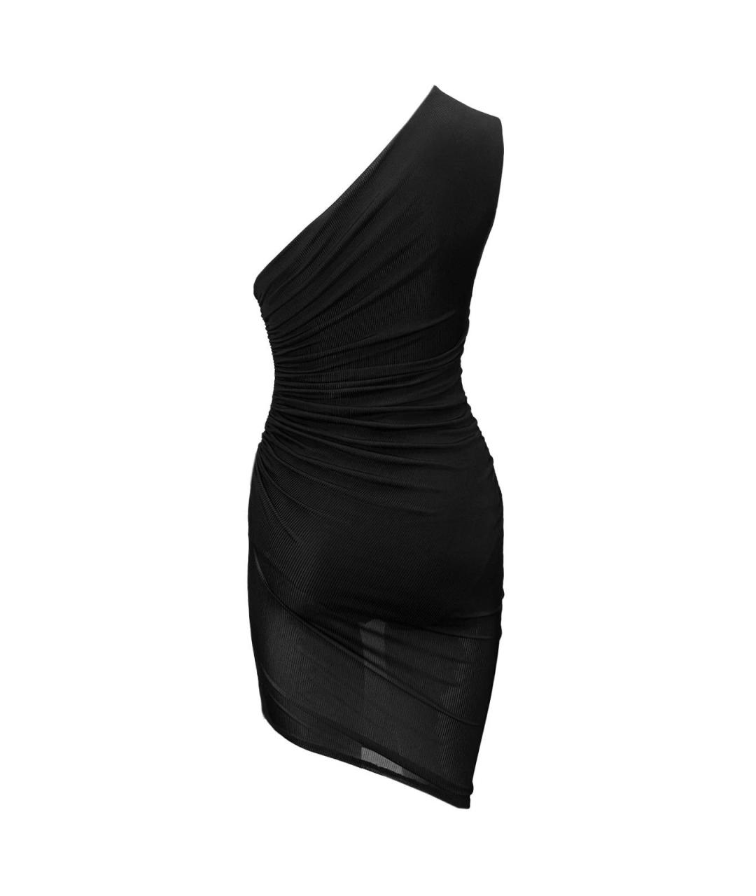 ALEXANDRE VAUTHIER Черное вискозное повседневное платье, фото 2